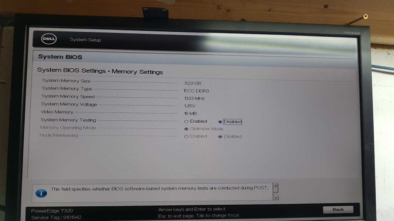 Dell Poweredge T320 Pentium 1403 V2 @ 2.60ghz / 32gb ram / H310 Raid Ctrl #