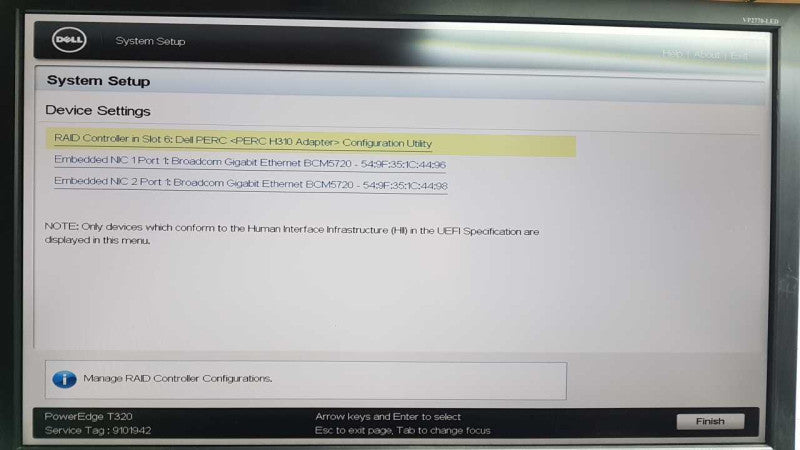 Dell Poweredge T320 Pentium 1403 V2 @ 2.60ghz / 32gb ram / H310 Raid Ctrl #