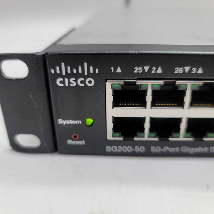 Cisco SG200-50 SLM2048T V04 50-Port Gigabit Small Business Switch =