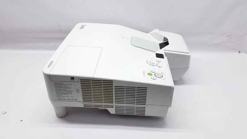 NEC UM330W 3300-Lumen Widescreen Ultra Short Throw Projector 1788 Hours #