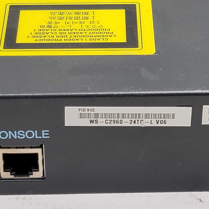 Cisco Catalyst 2960 WS-C2960-24TC-L V06 24 Port Fast Ethernet Switch =