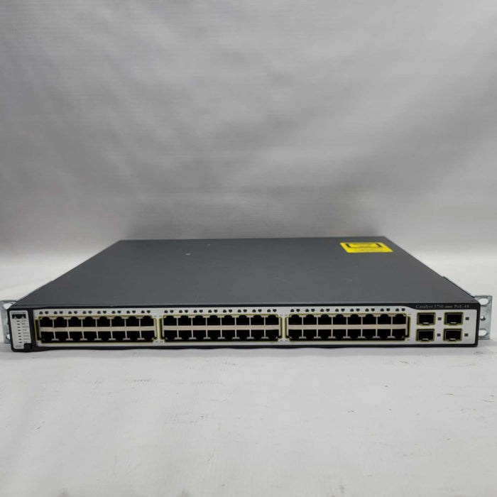 Cisco WS-C3750-48PS-E 3750 48 Ethernet Ports v05 PoE Switch =
