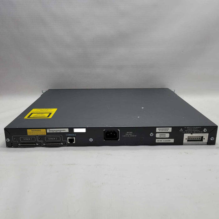 Cisco WS-C3750-48PS-E 3750 48 Ethernet Ports v05 PoE Switch =