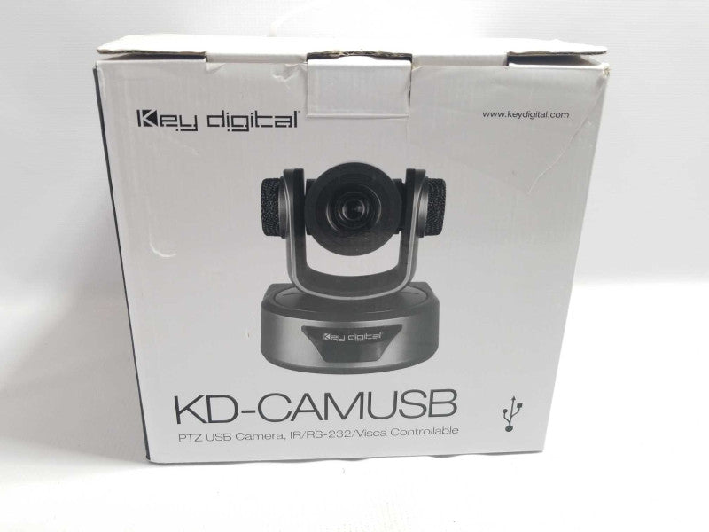 Key Digital KD-CAMUSB PTZ USB Camera (IR/RS-232/Visca Controllable) ~