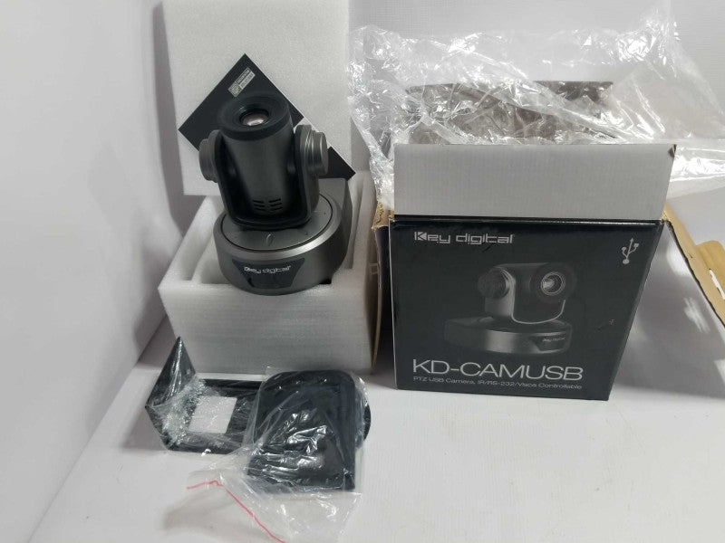 Key Digital KD-CAMUSB PTZ USB Camera (IR/RS-232/Visca Controllable) ~