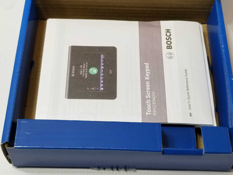 BOSCH B942W Touch Screen Keypad, Open Box, Read _