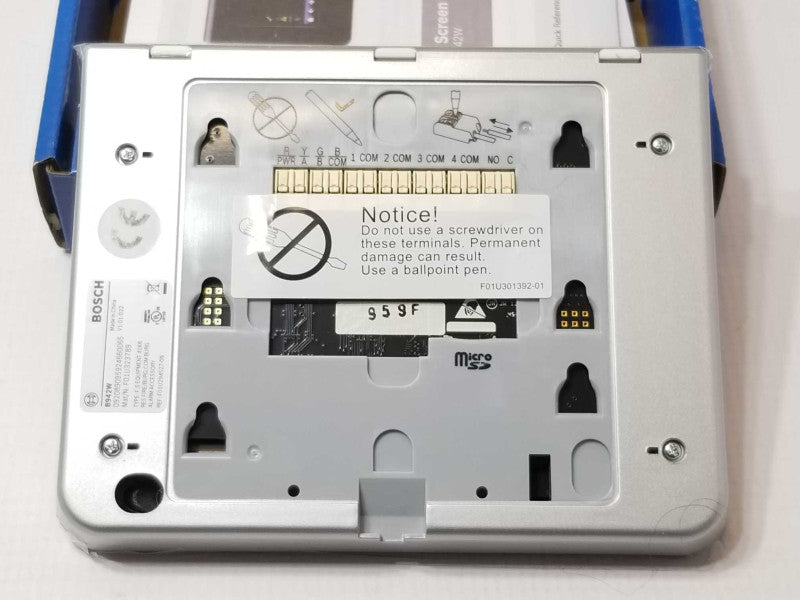 BOSCH B942W Touch Screen Keypad, Open Box, Read _