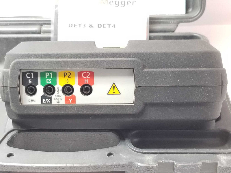 Megger DET4TD2 Earth Ground Resistance Tester, Read _