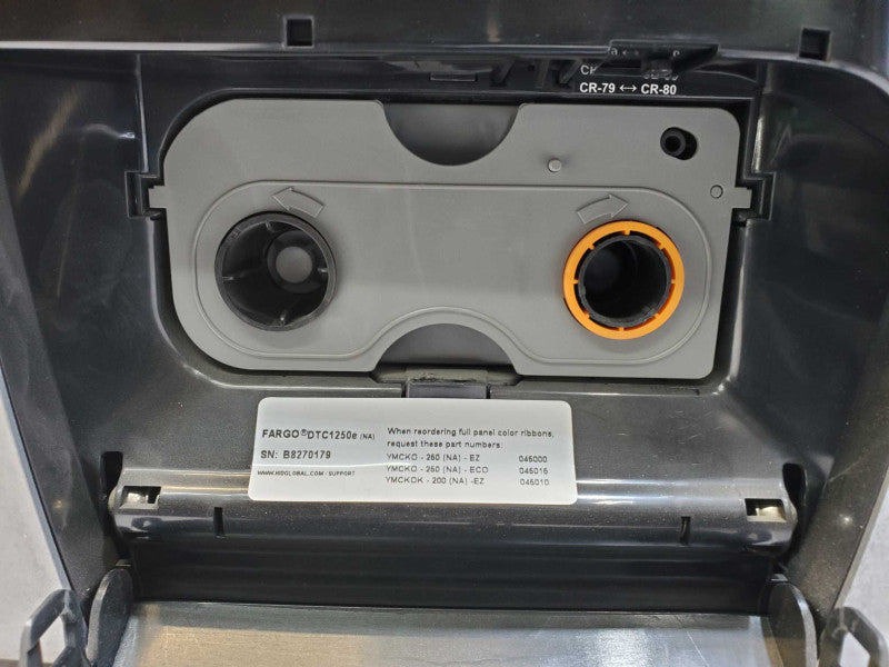 Fargo DTC1250E Thermal Single-Side ID Card Printer (