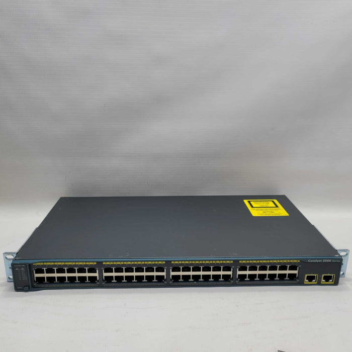 Cisco Catalyst 2960 48-Port 10/100 & 2-Port GbE Network Switch WS-C2960-48TT-L =