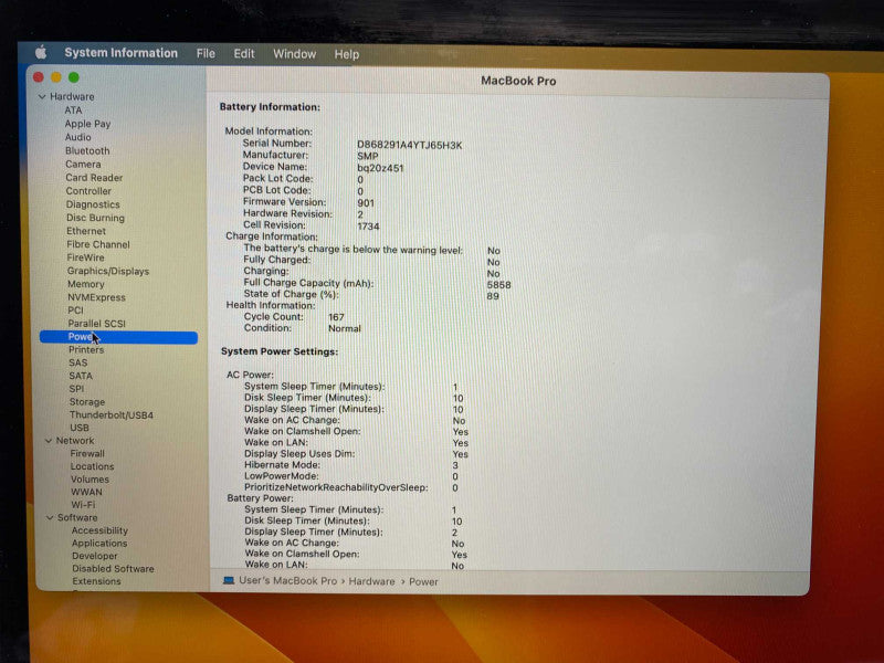 2018 Macbook Pro 15-inch TouchBar with Intel i7 CPU 16GB RAM & 500GB READ  -