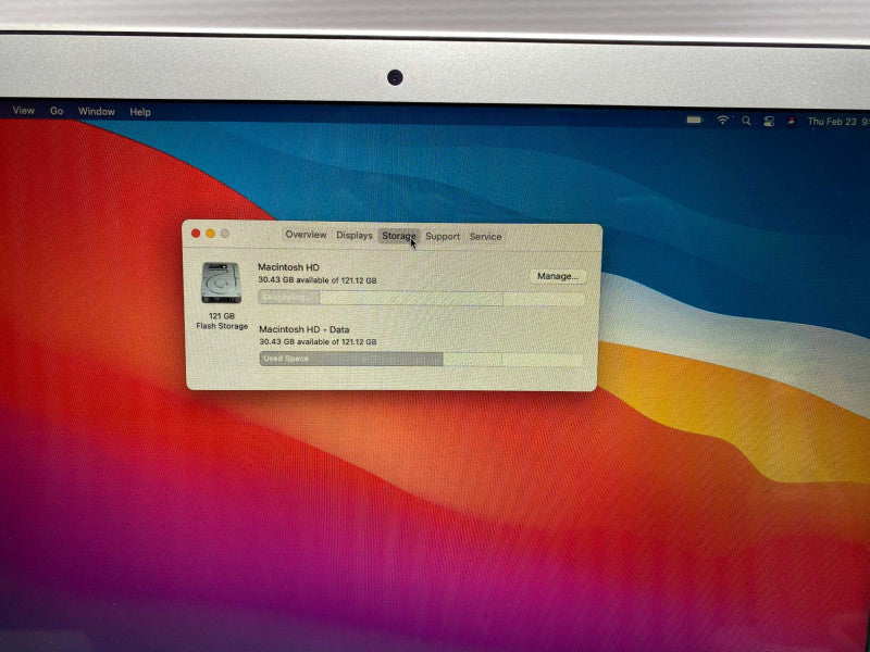 MacBook Air 13-inch Mid 2013 with Intel i5 CPU 4GB RAM & 128GB SSD Storage  -