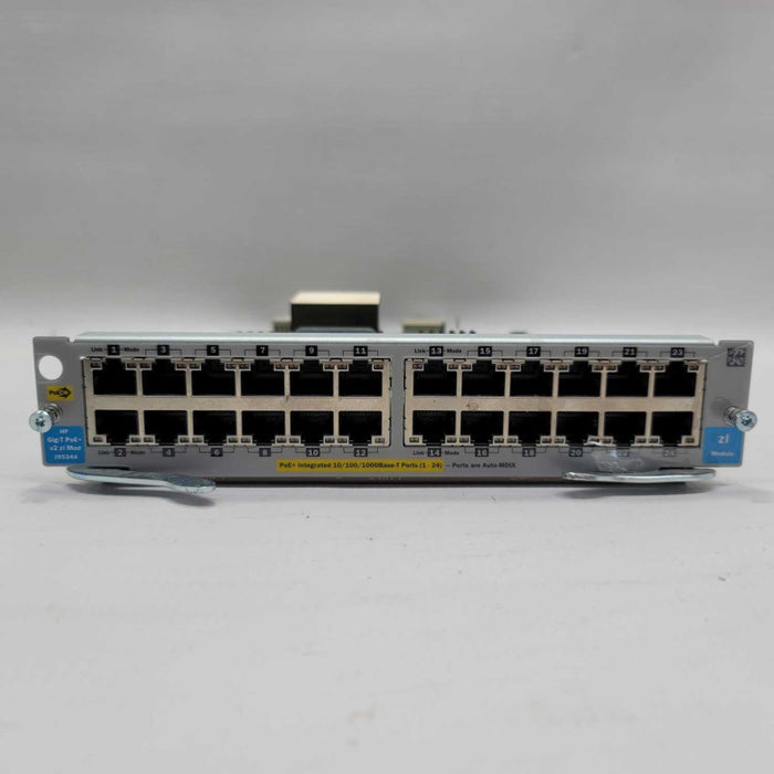 HP ProCurve J9534A 24-port Gig-T POE+ V2 ZL 10/100/1000 Switch Module =