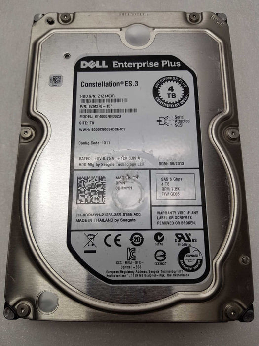 4TB 3.5\\" SAS HDD Mixed Brands 7.2K 6GBPS- QTY