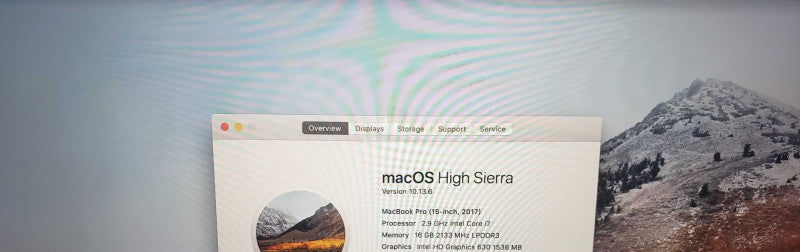 Apple MacBook Pro 15 Inch 2016 Quad Core i7 2.9GHz 16GB RAM  )