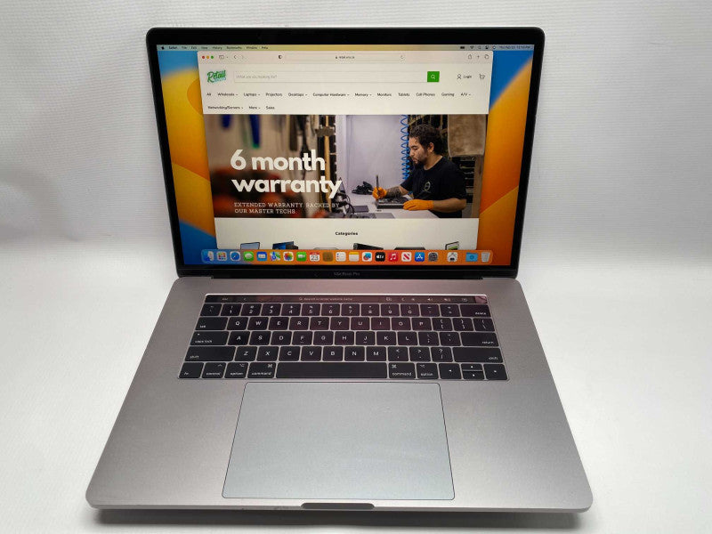 MacBook Pro 15-inch TouchBar 2017 with Intel i7 CPU 16GB RAM & 500GB READ  -