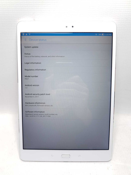 ASUS ZenPad P027 64GB Unlocked 9.7\\" Factory Reset  #