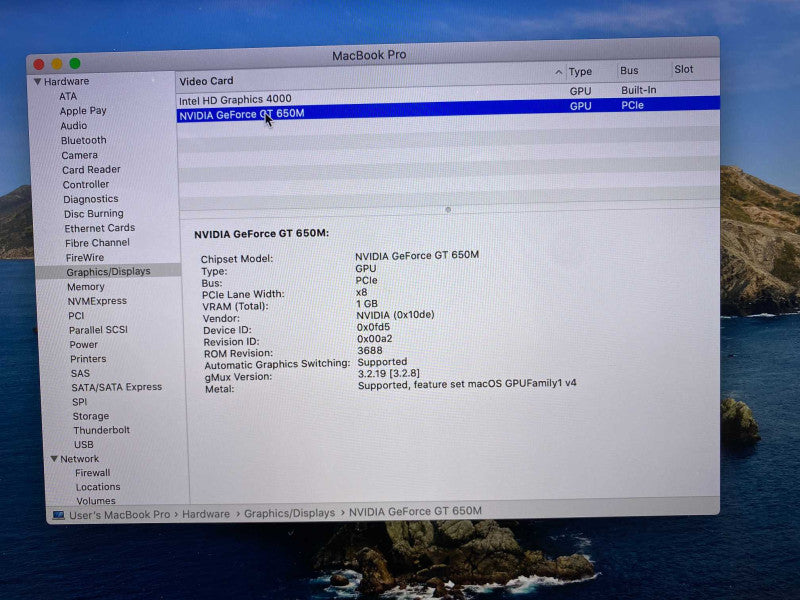 MacBook Pro 15\\" Retina Mid 2012 with Intel Core i7 CPU 16GB RAM & 500GB SSD  -