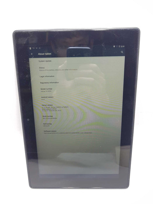 Dell Intel tablet T14G Venue 10 5050 16GB Unlocked Factory Reset #