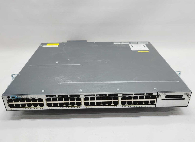 Cisco Catalyst WS-C3750X-48PF-S 48 Port Gigabit PoE 1100W PSU Network Switch =