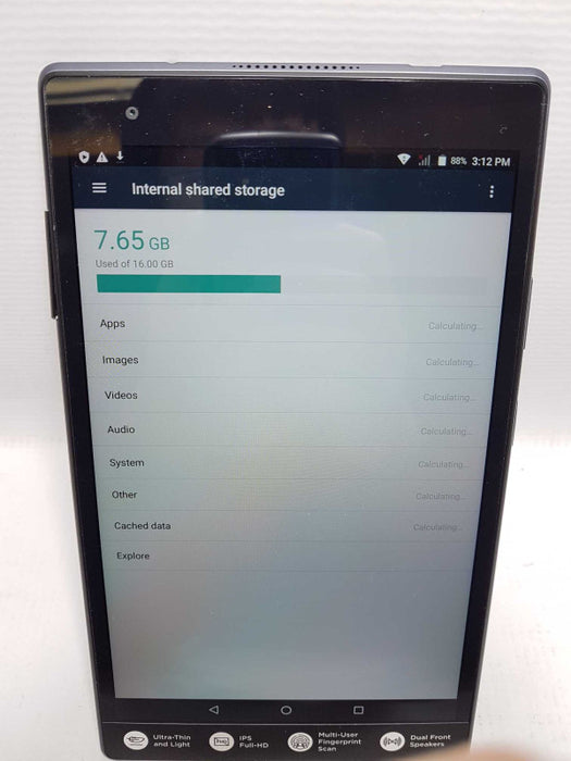Lenovo TB-8704V Tab 4 8 Plus Tablet 16GB Carrier Unlocked Factory Reset #