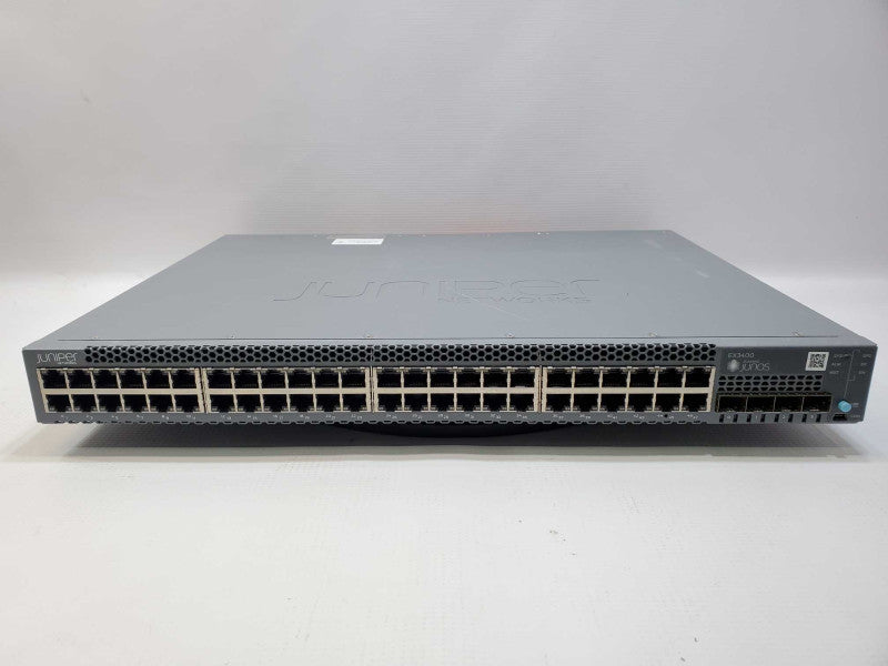 Juniper Networks EX3400-48T Ethernet Switch 48-Port 10GbE SFP+ 2x 40GBE QSFP+ (
