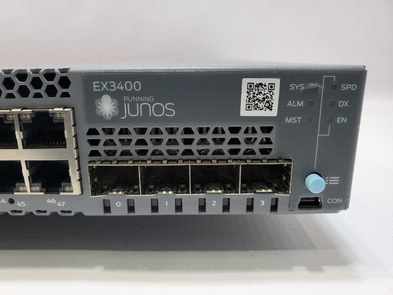 Juniper Networks EX3400-48T Ethernet Switch 48-Port 10GbE SFP+ 2x 40GBE QSFP+ (