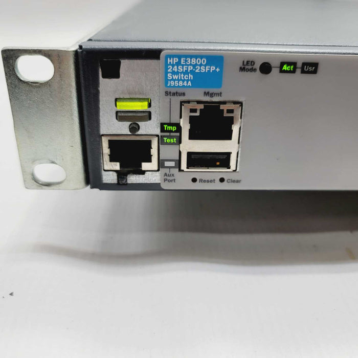 HP 3800-24SFP-2SFP+ 24 Port Gigabit SFP Ethernet Switch J9584A - READ =
