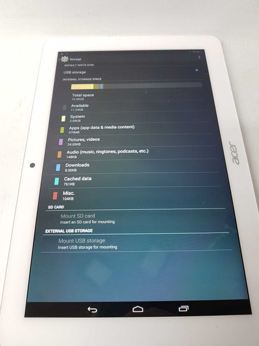 Acer Iconia Tab A3-A20 10.1\\" 16GB Non-carrier - READ #