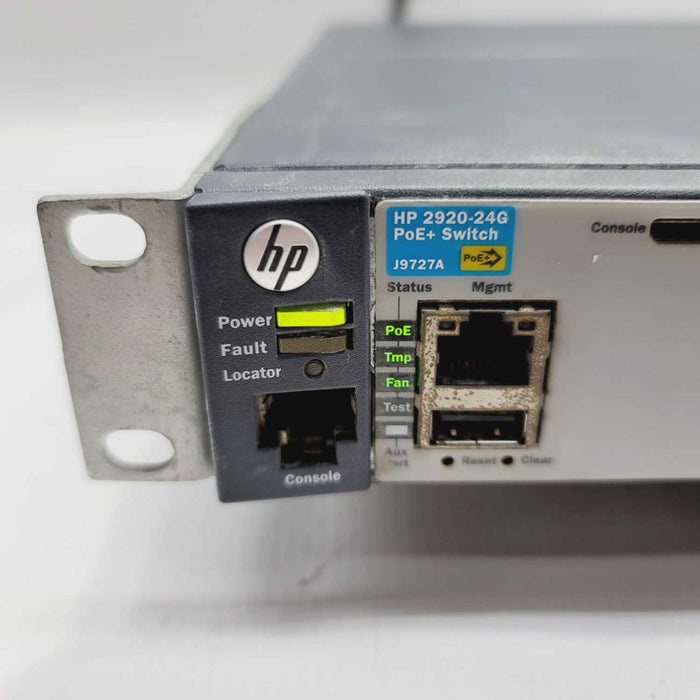 HP J9727A 2920-24G POE+ Managed Gigabit Ethernet Switch 24-Ports =