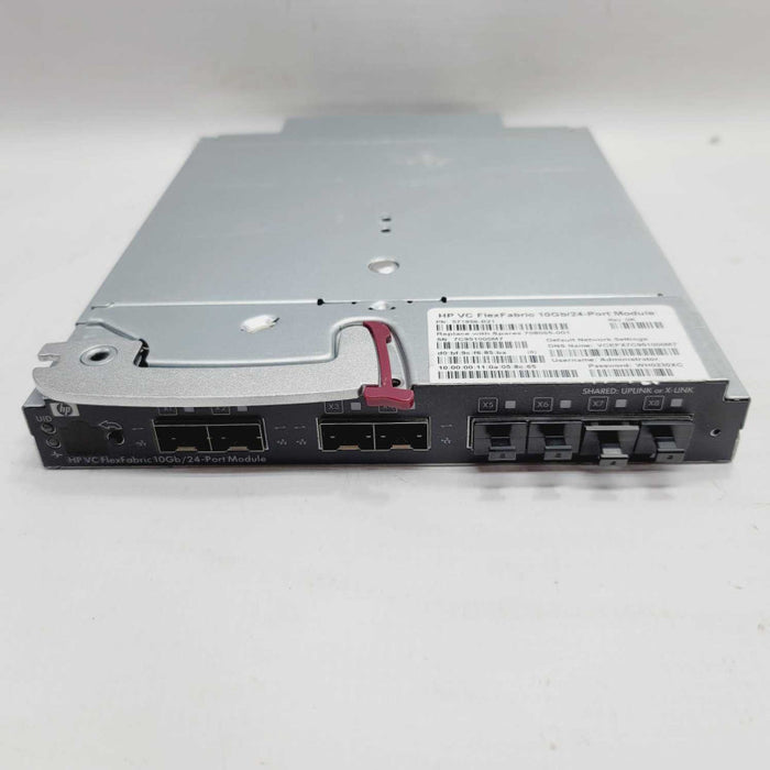 HP 708065-001 571956-B21 Virtual Connect Flex Fabric 10GB 24-Port Module =