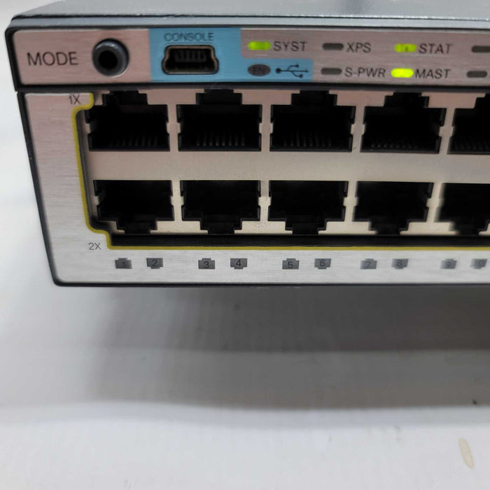 Cisco Catalyst WS-3750X-48PF-S V06 48 Port PoE+ Switch - READ =