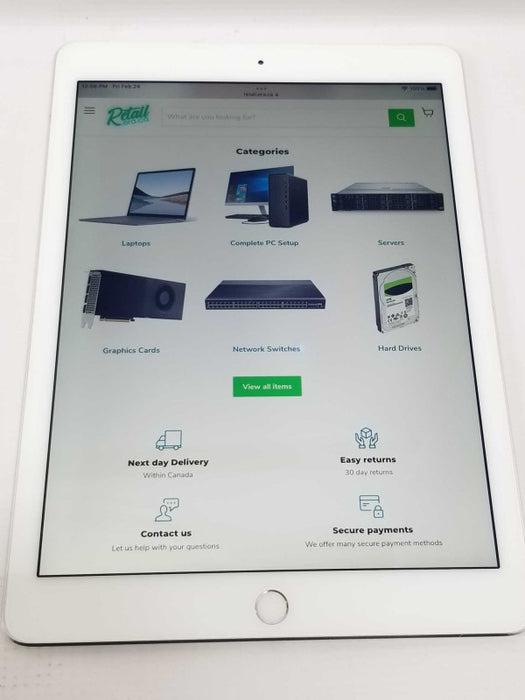 iPad Air 2nd Generation Silver 64GB, READ*