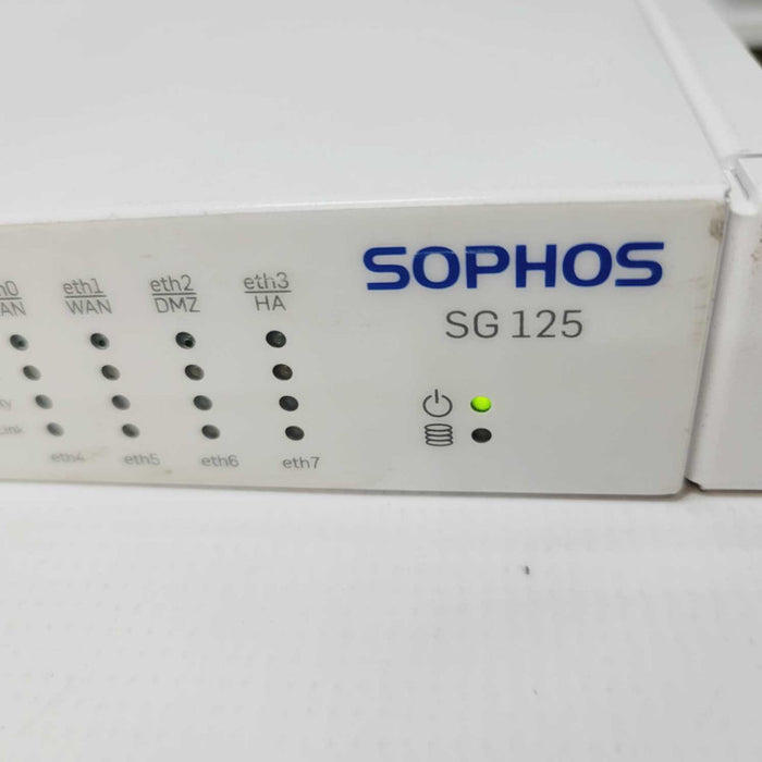 Sophos SG 125 Rev 2 UTM Firewall Security Appliance 8-Port =