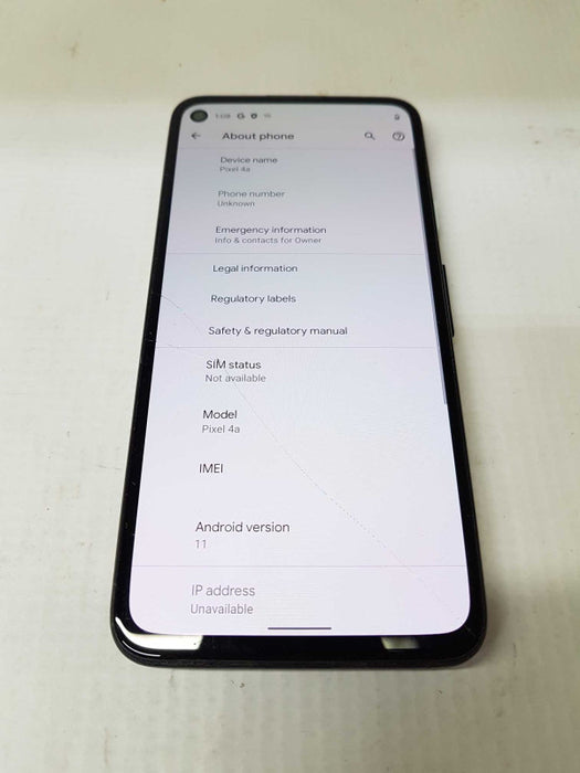 Google Pixel 4a 128GB - Factory Reset -  READ BELOW #