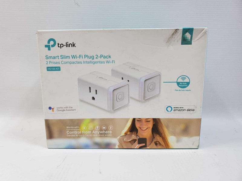 TP-Link Smart Slim Wi-Fi Plug 2-Pack (