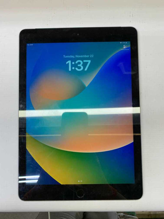 Apple iPad 6th Generation 128Gb Gray Wifi & Cellular Unlocked A1954, READ* ~
