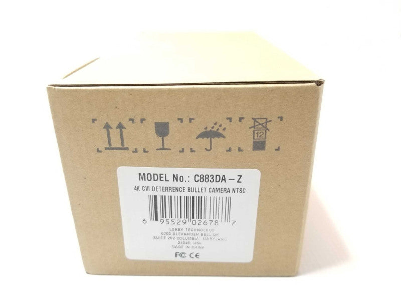 Lorex C883DA-Z 4K CVI Deterrence bullet camera NTSC _