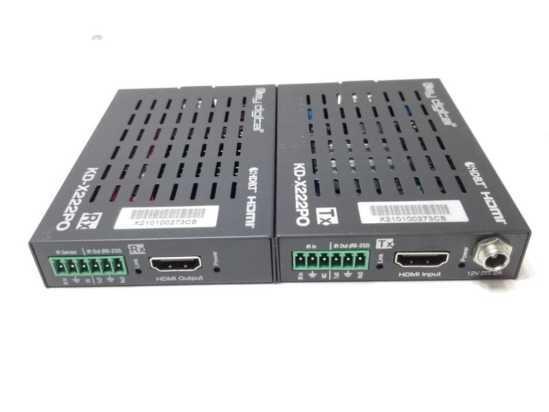 Key Digital KD-X222PO Power Over HDBaseT / HDMI CAT5e/6 Extender Kit _