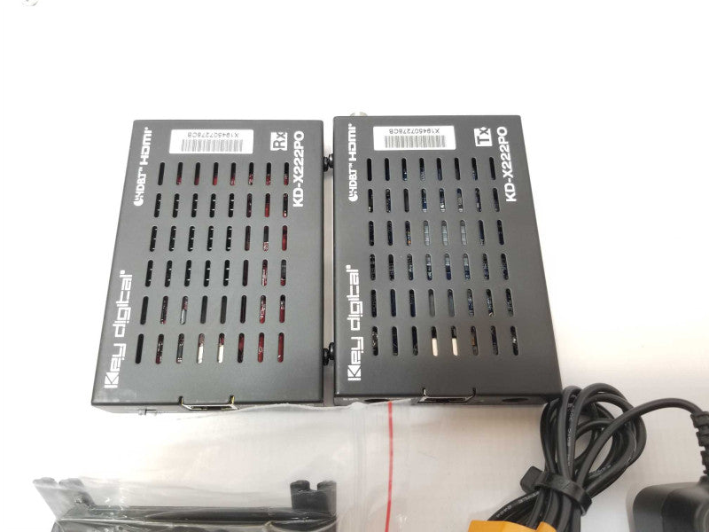 Key Digital KD-X222PO Power Over HDBaseT / HDMI CAT5e/6 Extender Kit _