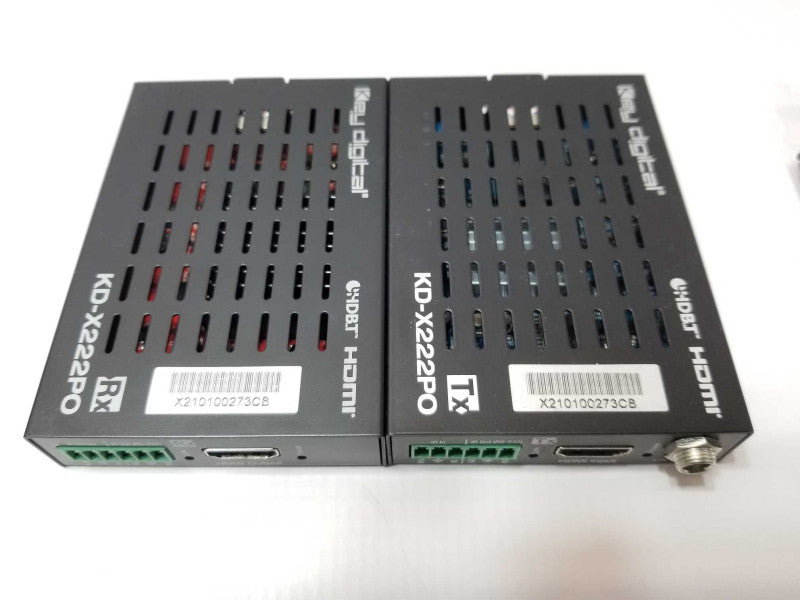 Key Digital KD-X222PO Power Over HDBaseT / HDMI CAT5e/6 Extender Kit _