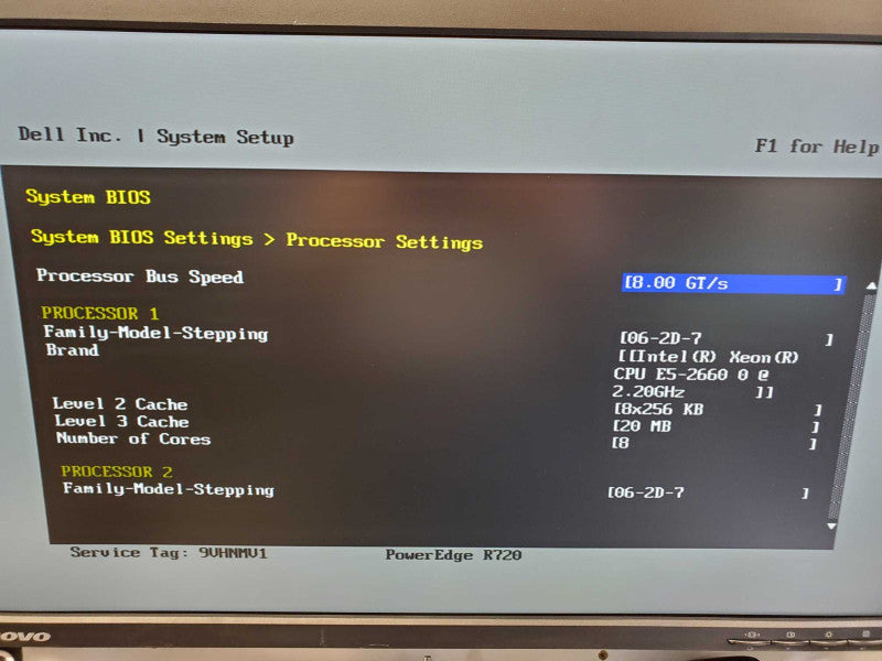 Dell PowerEdge R720 2x Xeon E5-2660 2.2GHz 64GB DDR3 8x3.5\\" No HDD H710 Mini (