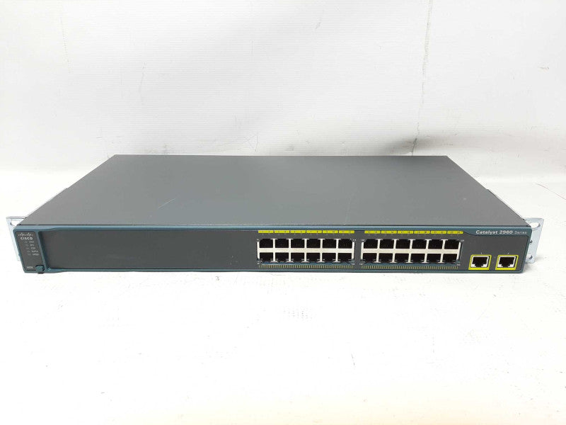Cisco Catalyst 2960 WS-C2960-24TT-L V02 24 Port Ethernet Switch with Rack $