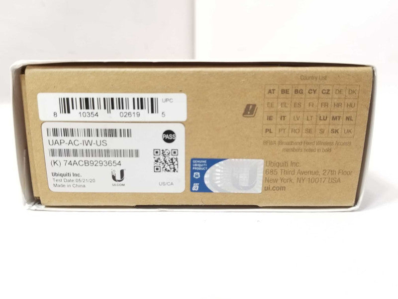 Unifi UAP-AC-IW-US In-Wall 802.11ac Wi-Fi Access Point _