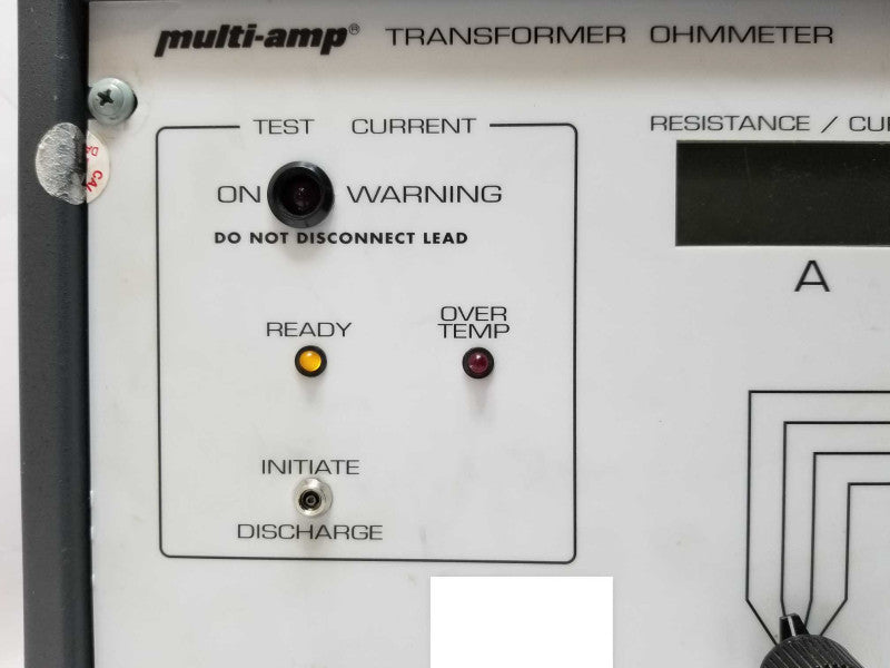 Megger 830280 Multi-Amp Transformer Ohmmeter, Read _