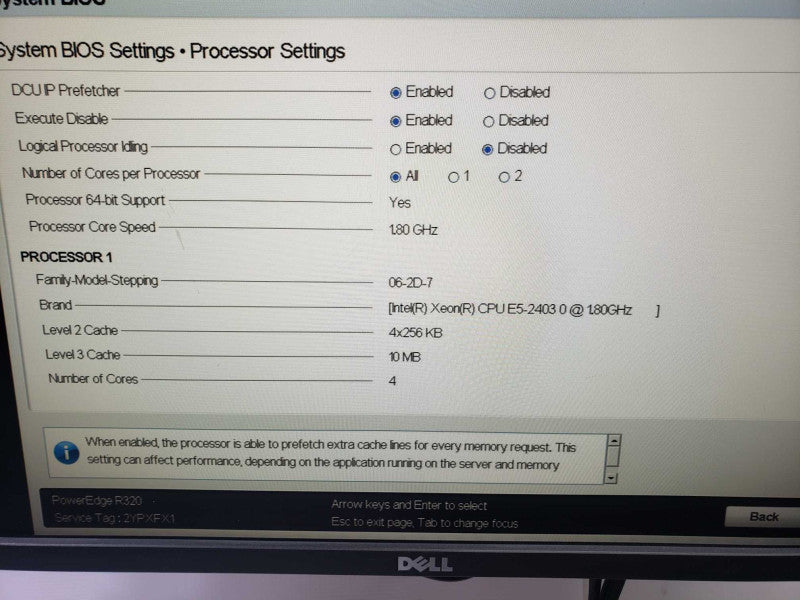 Dell PowerEdge R320 Server 1x Xeon E5-2403 @ 1.80 GHz 64 GB RAM 1x PSU *READ* )