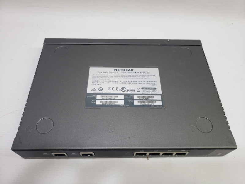 Netgear ProSafe FVS336G v3 Dual WAN Gigabit SSL VPN Firewall *READ* )