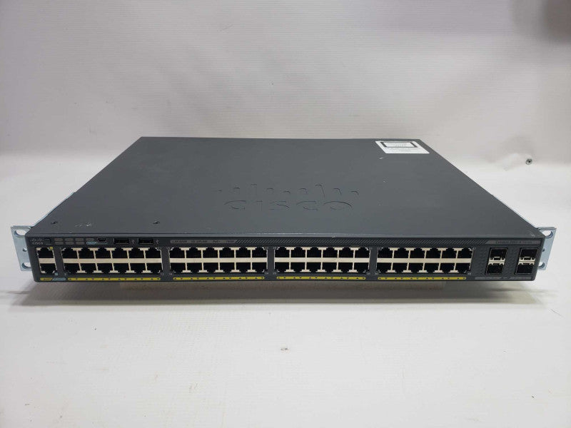 Cisco WS-C2960X-48FPD-L 48 POE+ GE+2 10G SFP+, LAN BASE (740W) *READ* )