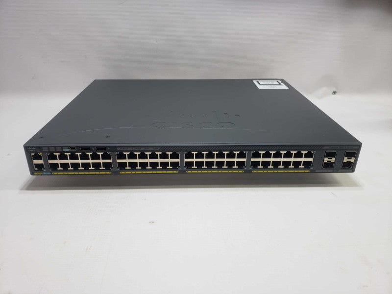 Cisco WS-C2960X-48FPD-L 48 POE+ GE+2 10G SFP+, LAN BASE (740W) *READ* )