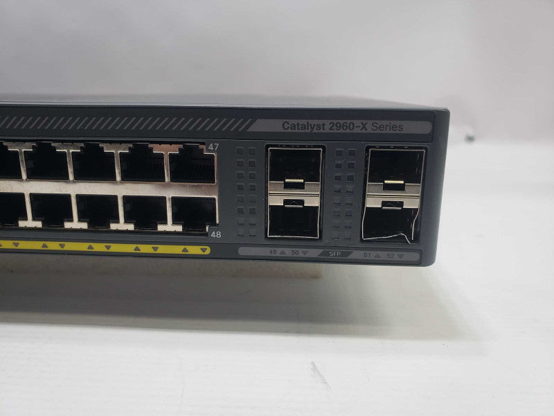 Cisco WS-C2960X-48FPD-L 48 POE+ GE+2 10G SFP+, LAN BASE (740W) *READ* )